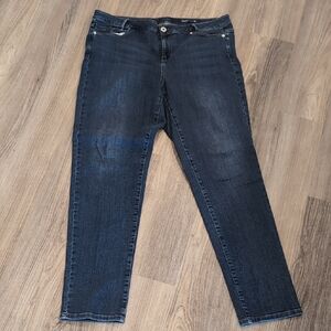 J. Jill Dark Blue Skinny Jeans Size 12